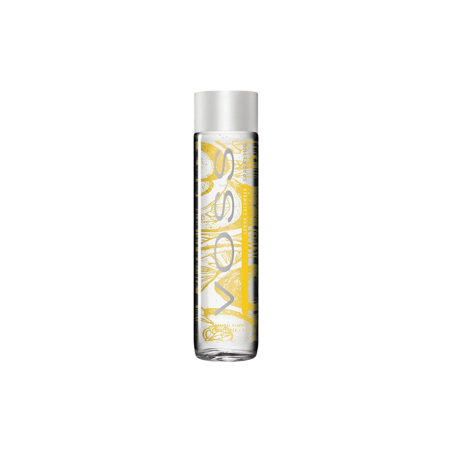 VOSS Lemon Cucumber Sparkling Water 375ml.(glass bottle)