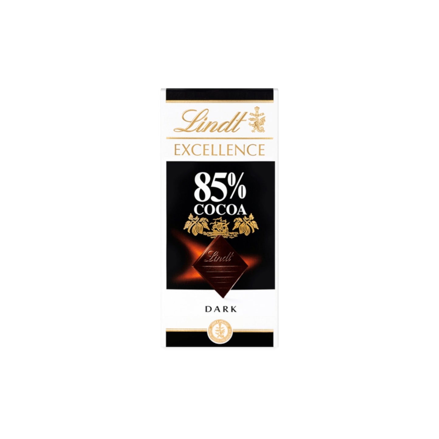 Lindt Excellence Dark 85% Bar 100g.