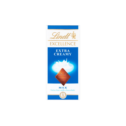 Lindt Excellence Milk Extra Creamy Bar 100g.