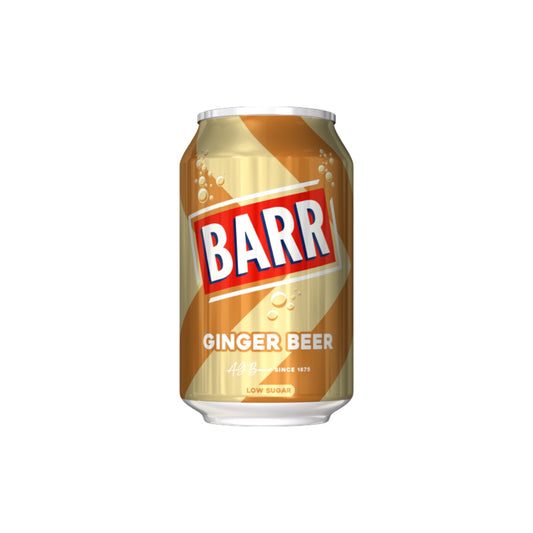 BARR Ginger Beer Soft Drink (Low Sugar) 330ml.