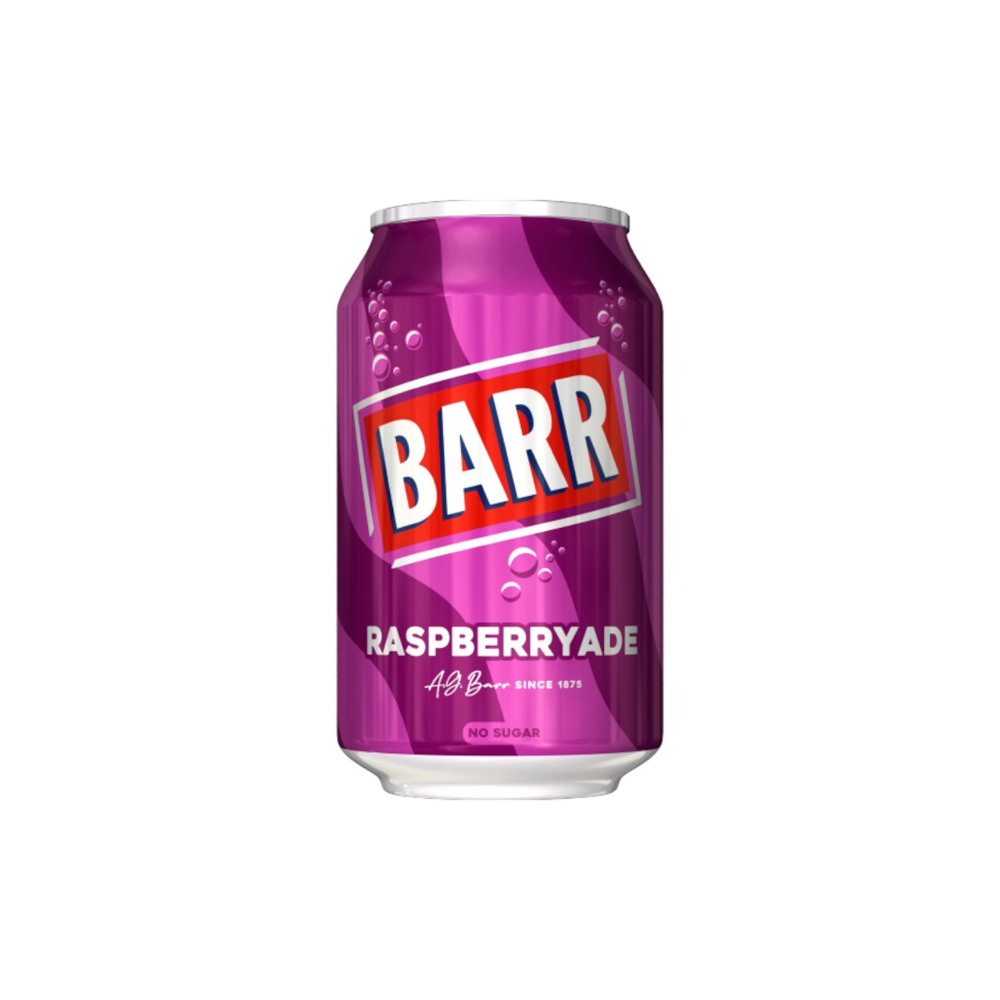 BARR Raspberryade Soft Drink (No Sugar) 330ml.