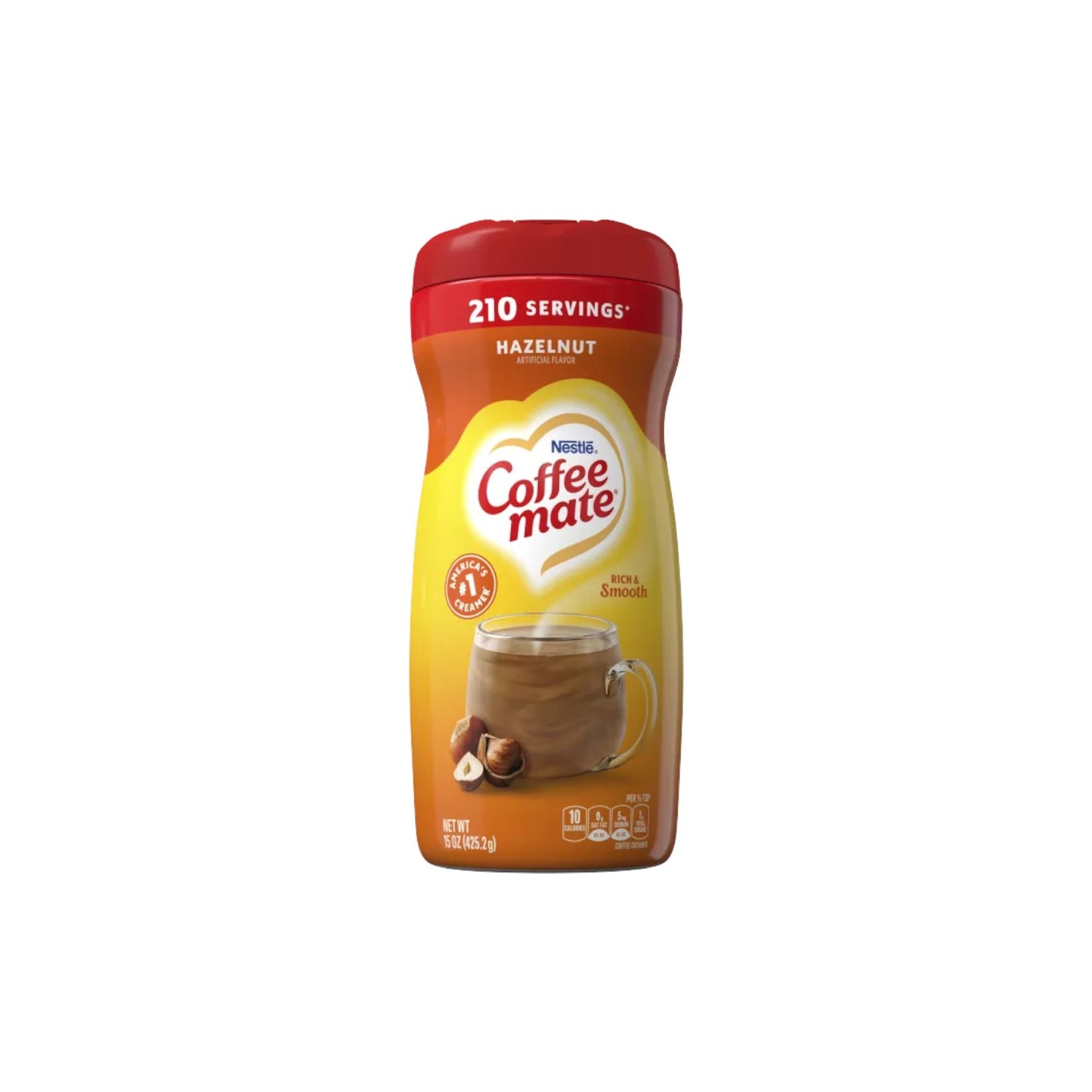 Nestle Coffee Mate Hazelnut Powder Coffee Creamer 425.2g.