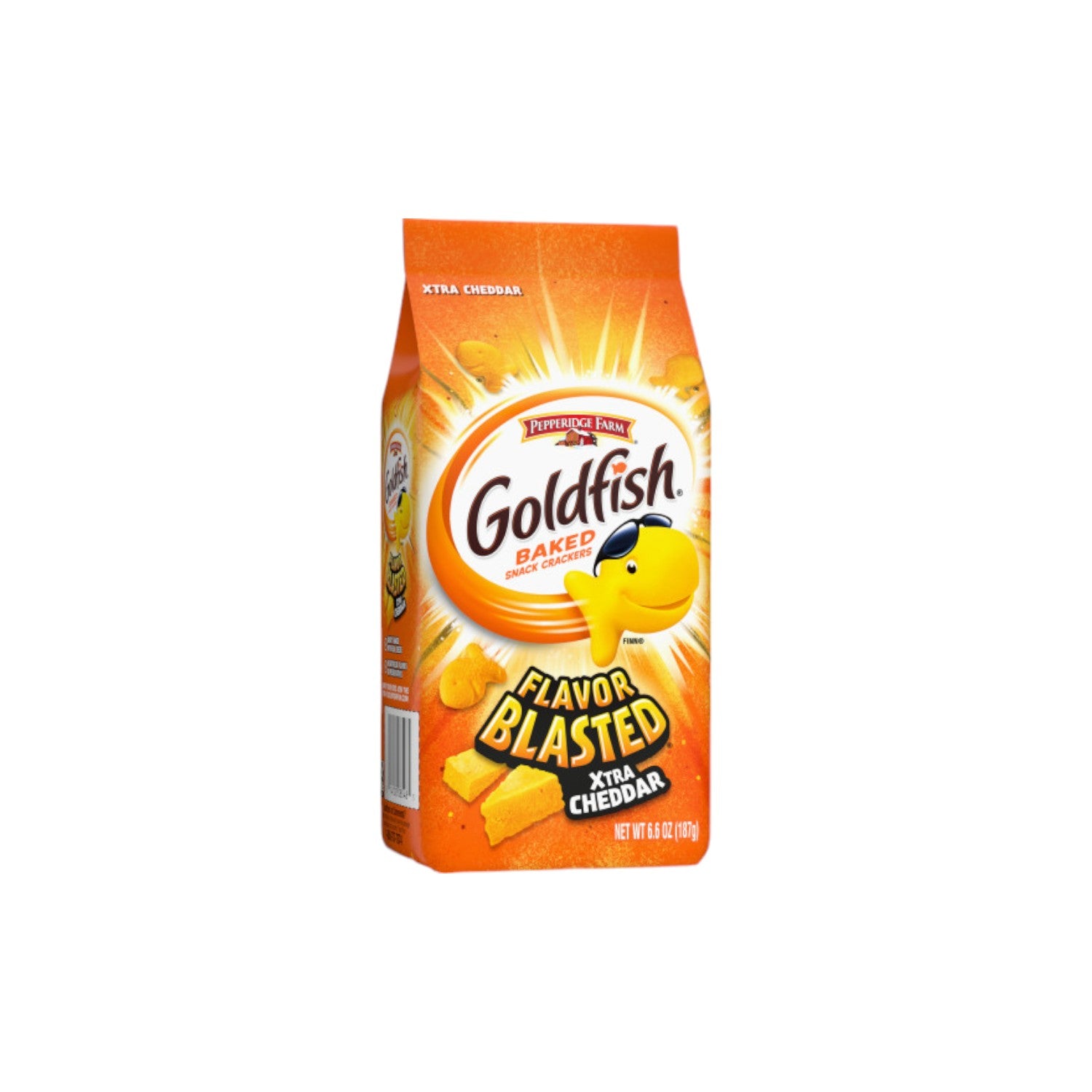 Goldfish Xtra Cheddar Flavor Blasted Baked Snack Crackers 187g.