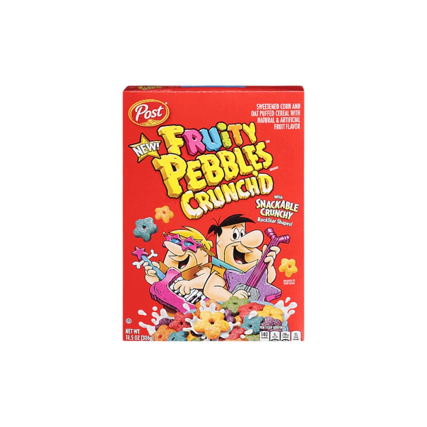 Post Fruity Pebbles Crispy Rice Cereal 311g.