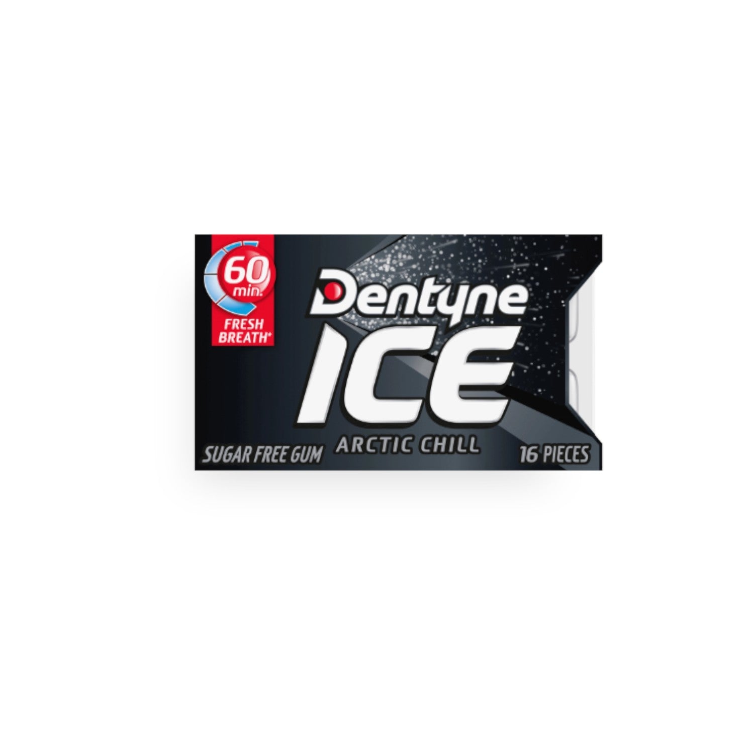 Dentyne Ice Arctic Chill Sugarfree Blister Pack. (16 pieces)