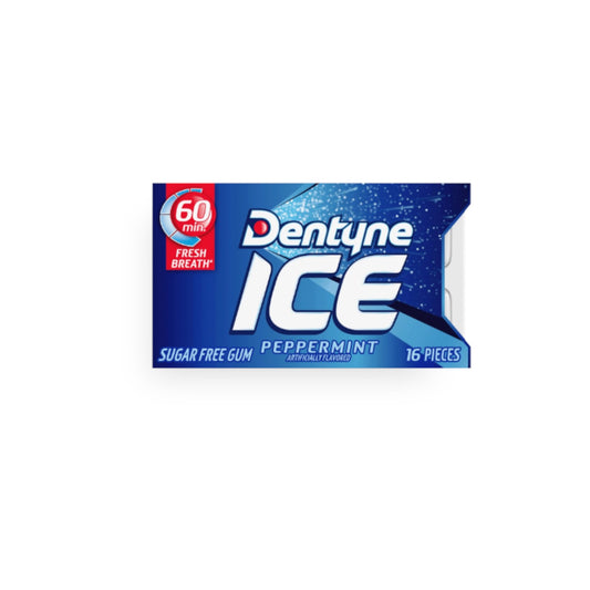 Dentyne Ice Peppermint Sugarfree Blister Pack. (16 pieces)