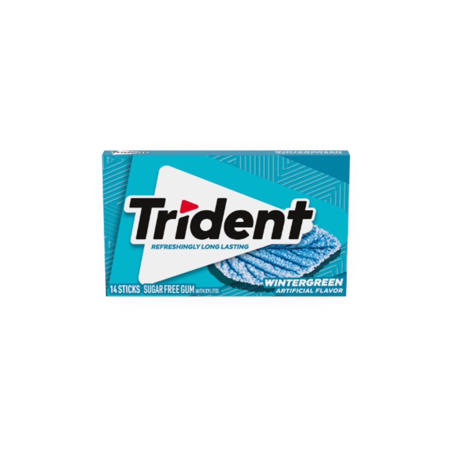 Trident Wintergreen Sugarfree Chewing Gum. (14 Pieces)