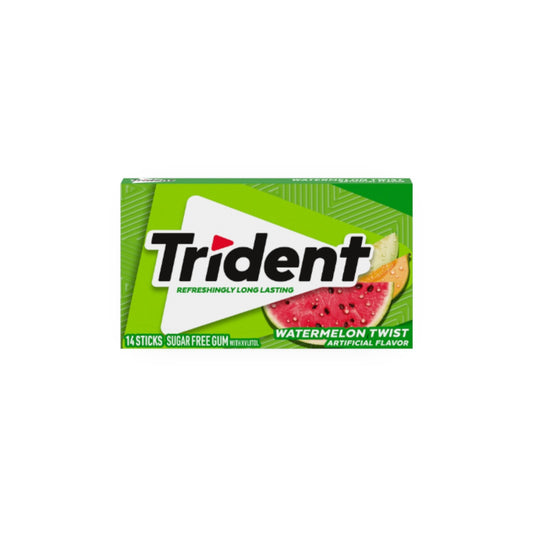 Trident Watermelon Twist Sugarfree Chewing Gum. (14 Pieces)