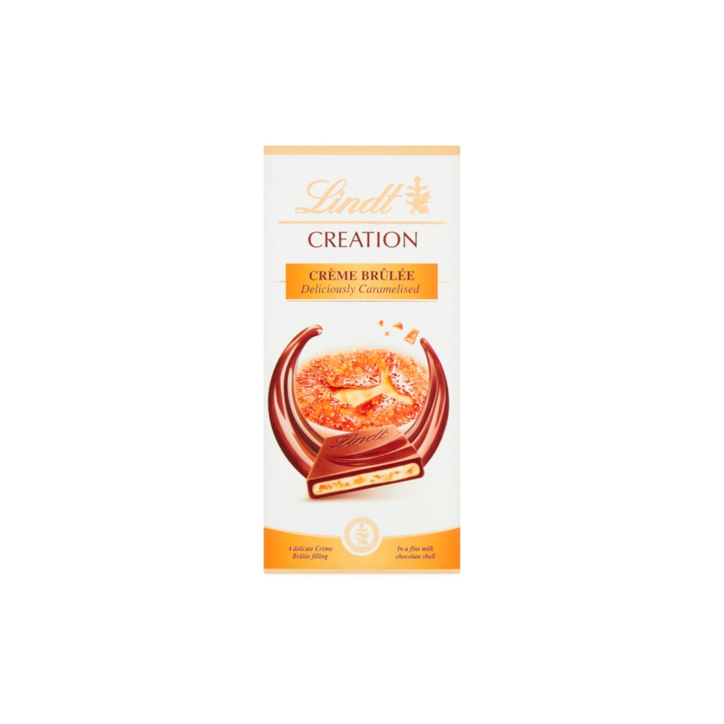 Lindt Creation Creme Brulee Bar 150g.