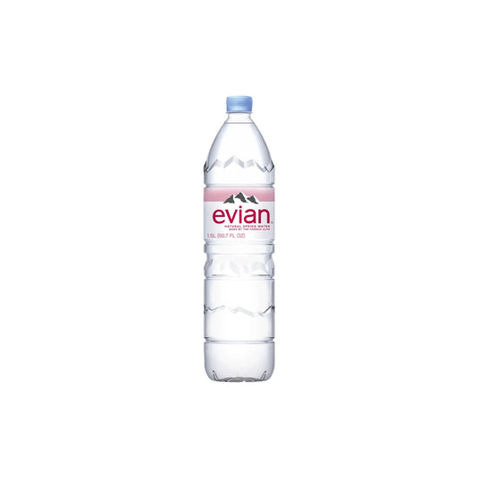 evian Natural Spring Water 1.5lt.(pet bottle)