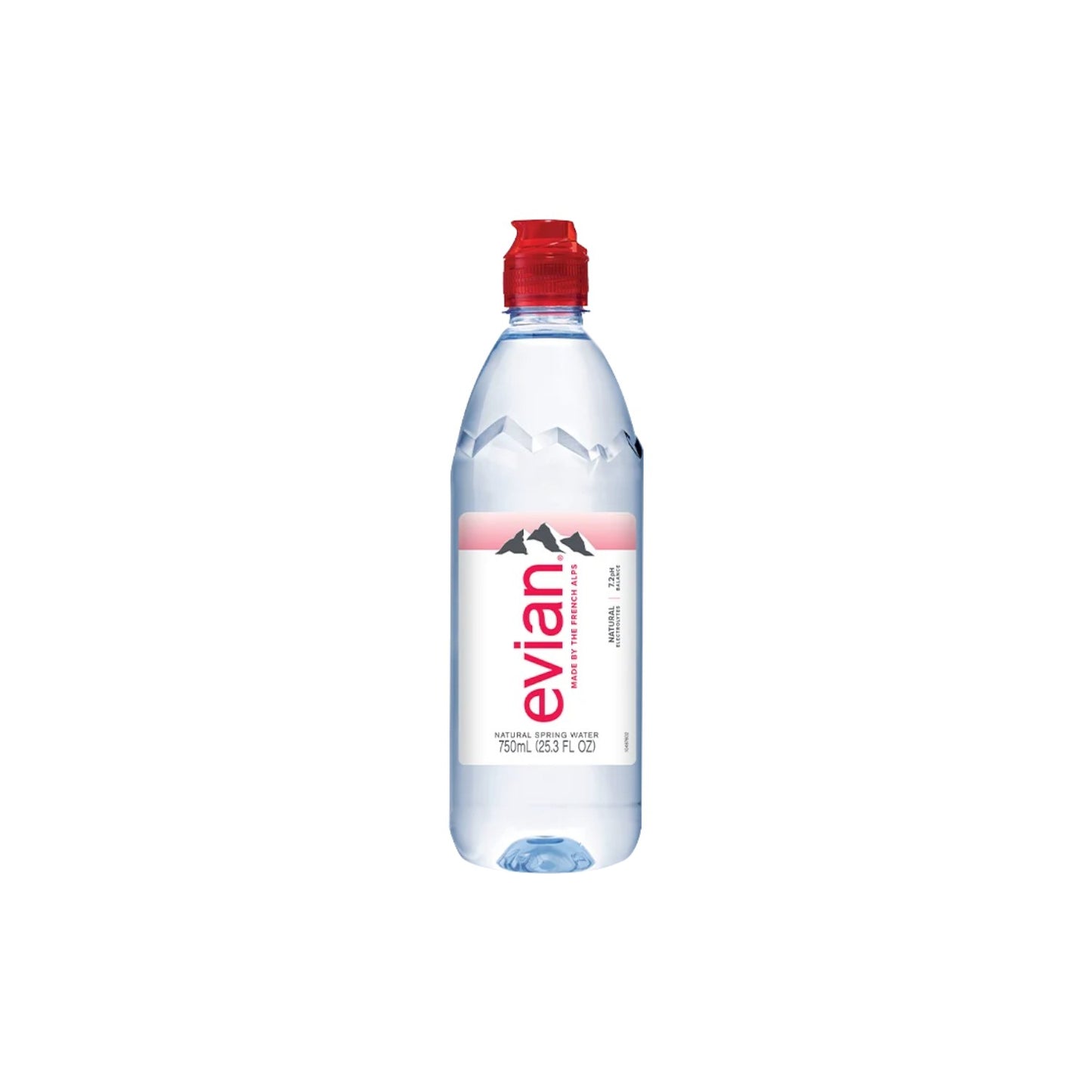 evian Natural Spring Water 750ml.(pet bottle)