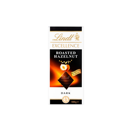 Lindt Excellence Dark Hazelnut Bar 100g.