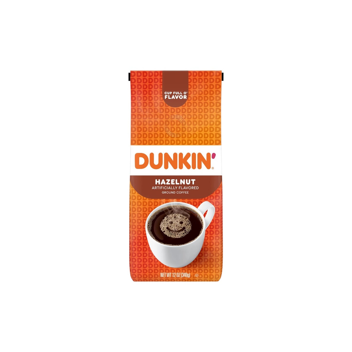 DUNKIN' Hazelnut Articially Flavored Coffee 340g. (Ground Coffee)