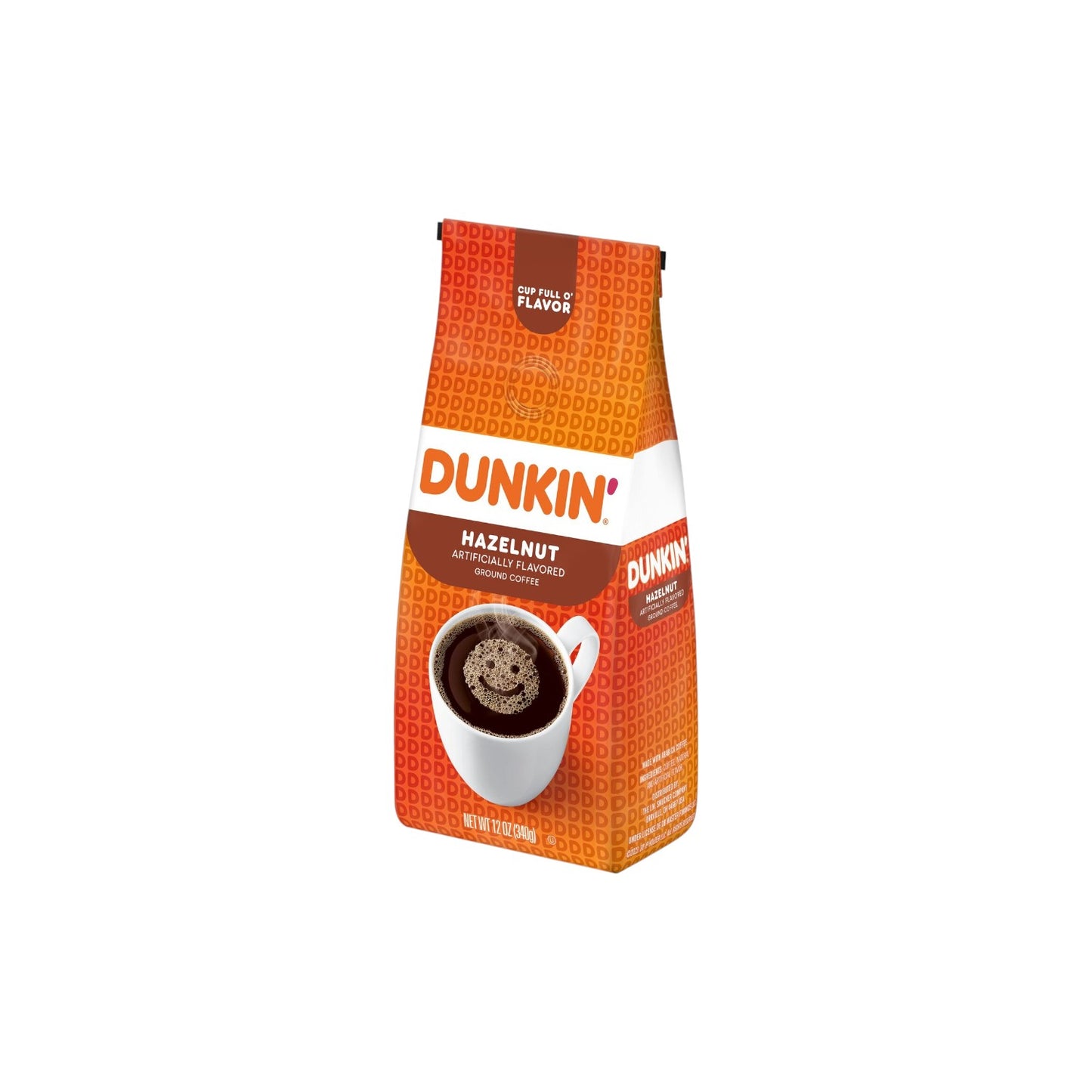 DUNKIN' Hazelnut Articially Flavored Coffee 340g. (Ground Coffee)