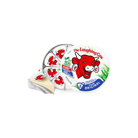 The Laughing Cow Creamy Original Spreadable Cheese Wedges.