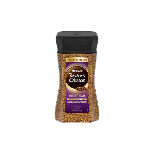 NESCAFE Taster's Choice 100% Colombian Instant Coffee 198g.