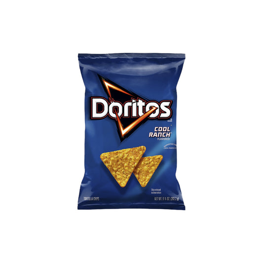 Doritos Cool Ranch Flavored Tortilla Chips 262.6g.