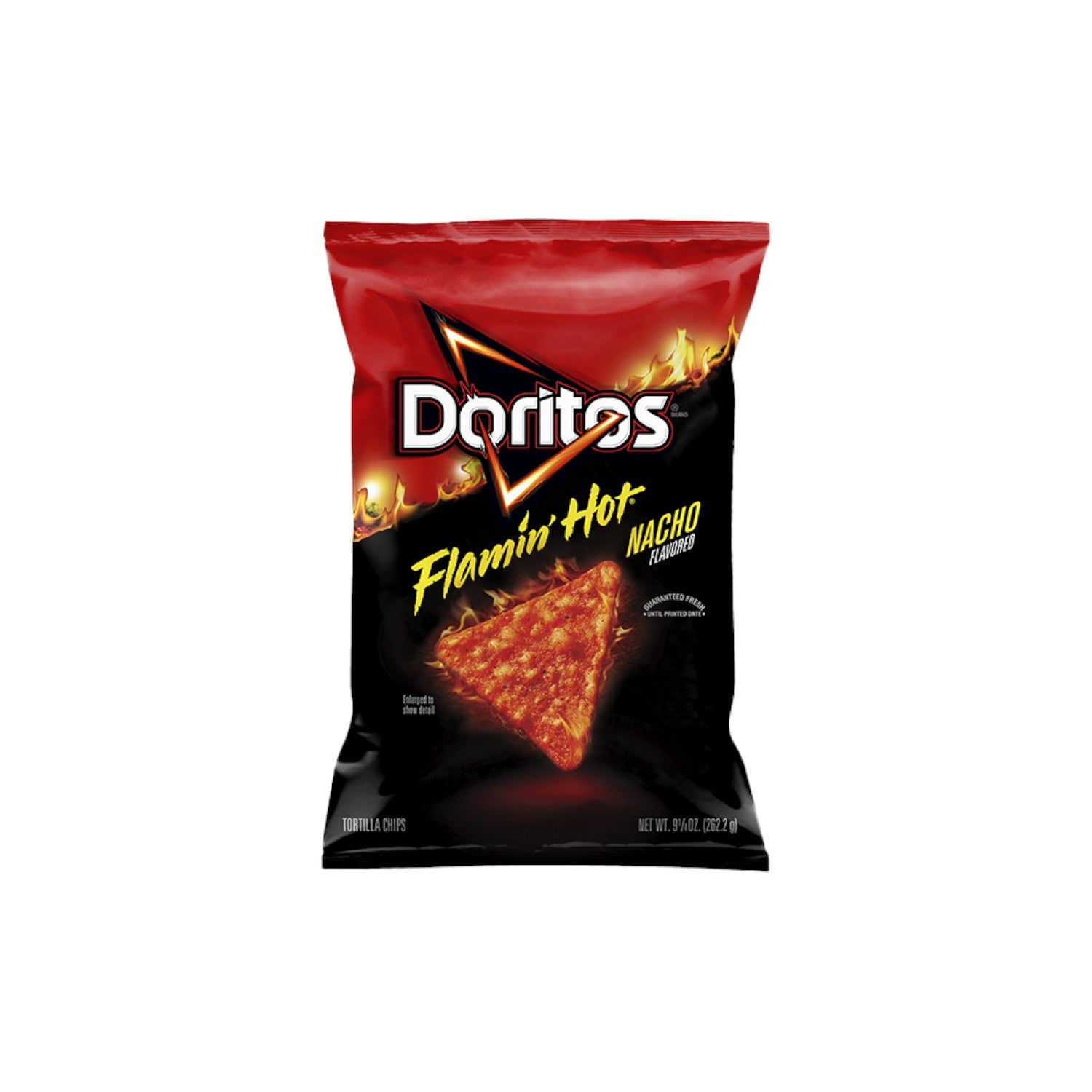 Doritos Flamin' Hot Flavored Tortilla Chips 262.6g.