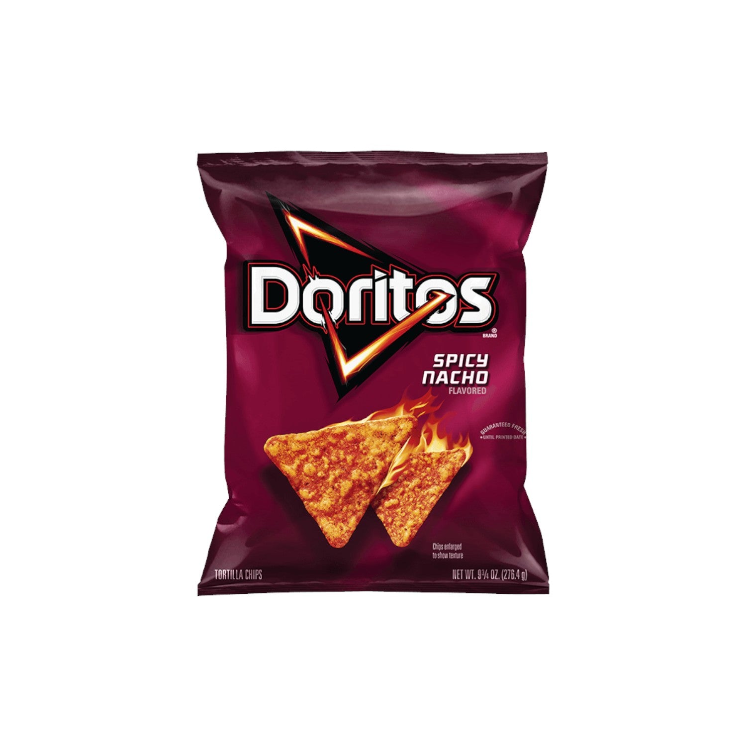 Doritos Spicy Nacho Flavored Tortilla Chips 276.4g.