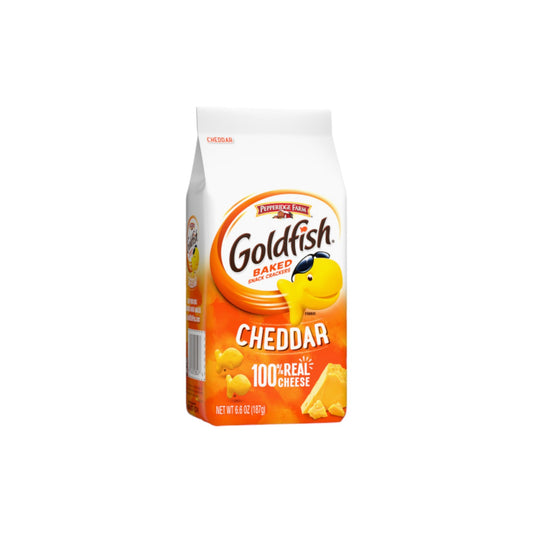 Goldfish Cheddar Flavored Baked Snack Crackers 187g.