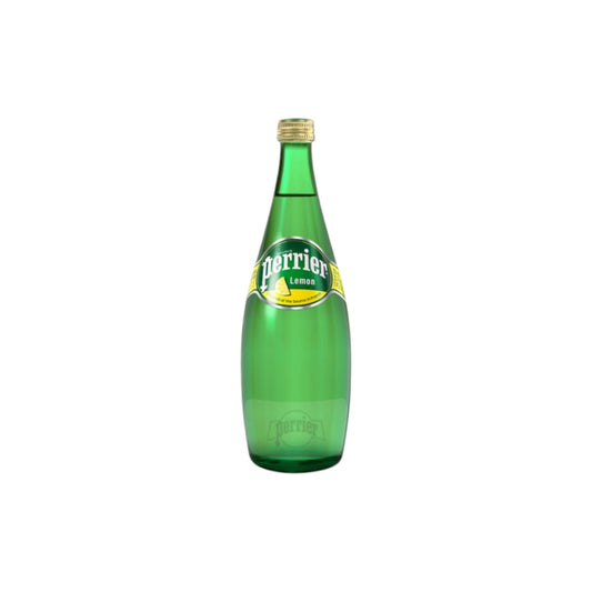 PERRIER Lemon Flavored Sparkling Mineral Water 750ml. (glass bottle)