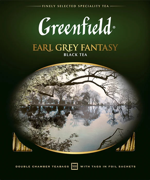 Greenfield Earl Grey Fantasy Black Tea (100 tea bags) 200g