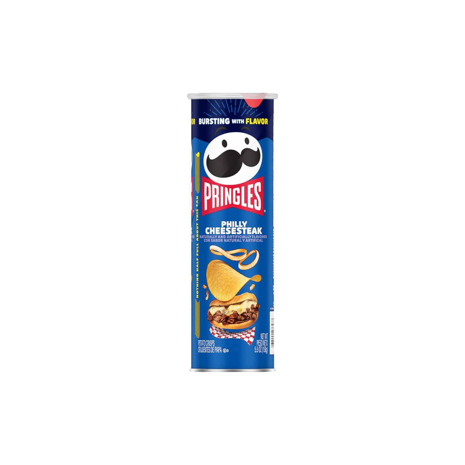 PRINGLES Philly Cheesesteak Flavored Potato Crisps 158g