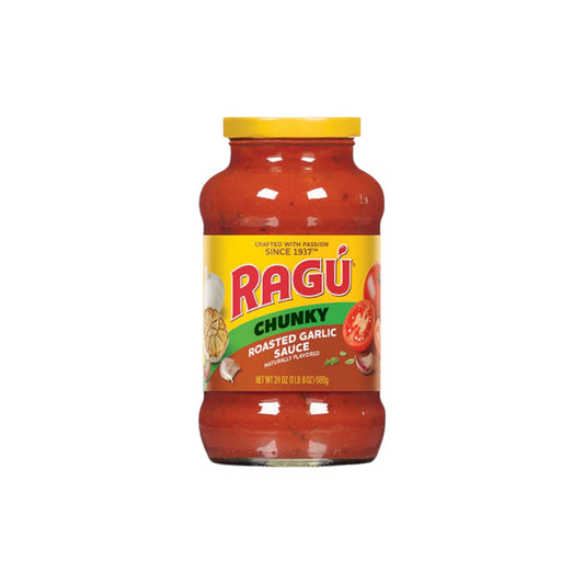 RAGU Chunky Roasted Garlic Sauce 680g.