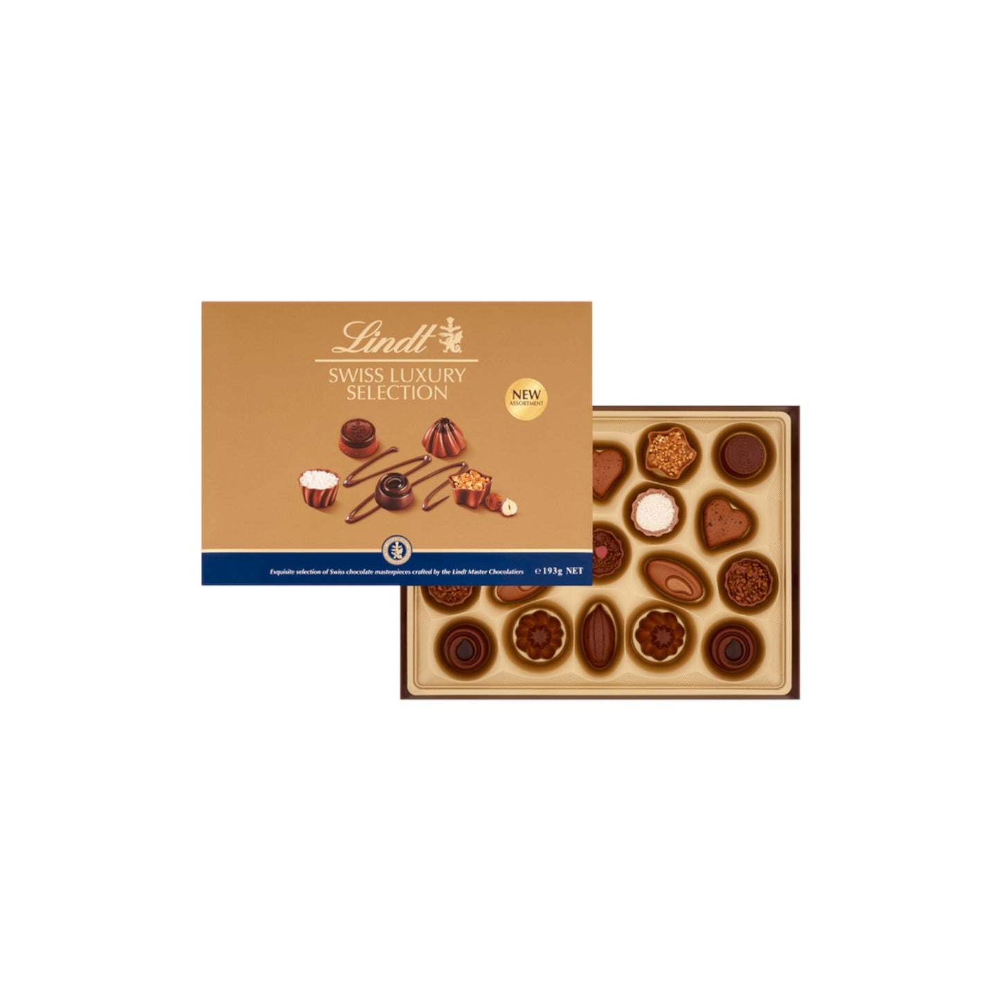 Lindt SWISS LUXURY SELECTION Chocolate Box.