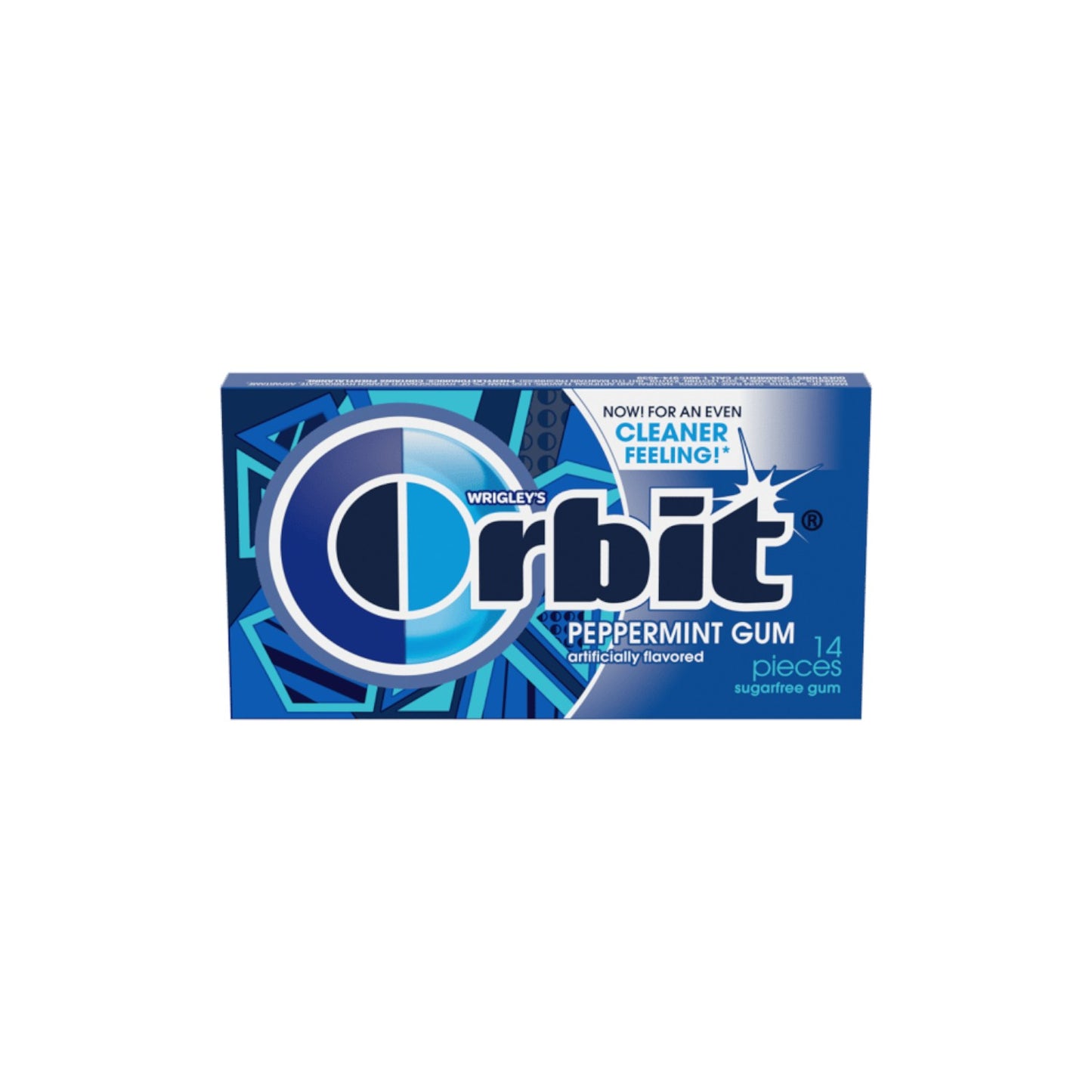 ORBIT Peppermint Sugarfree Chewing Gum. (14 Pieces)